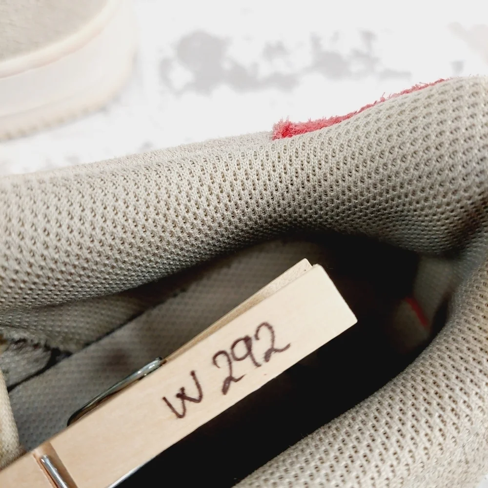 Nike Air Force 1 LV8 S50 Light Stone University Red Athleisure Sneakers W292 - Picture 10 of 10